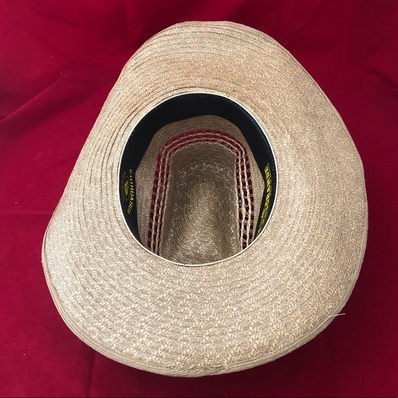 Rio Grande Chihuahua Mexico Straw Woven Cowboy Hat - Picture 5 of 8
